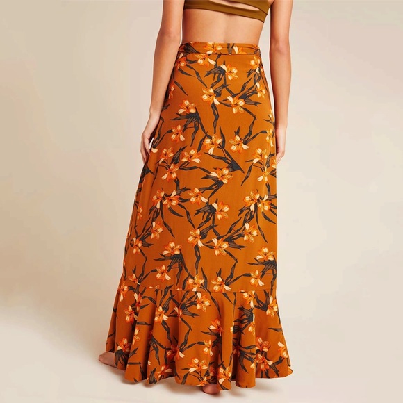 Anthropologie L Space Desiree Wrap Maxi Skirt - Picture 4 of 10